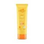 Aqualogica Glow+ Dewy Sunscreen SPF 50 PA++++ with Papaya & Vitamin C | For Dry, Sensitive, Oily & Combination Skin | UVA/B & Blue Light Protection | Fragrance-Free | For Men & Women | 125g - Fast UK Delivery