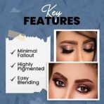 MARS Face and Eye Makeup Kit for Women | 9 Highly Pigmented Eyeshadows with Blusher and Highlighter | Attached Mirror (16.0 gm) (Multicolor-01) - Fast UK Delivery - Image 3