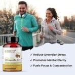 Rooted Ashwagandha Root Capsules (5% Withanolides), With Lions Mane Mushrooms |Supports Stress, Anxiety Relief, Energy & Immunity |60 Caps, 500 Mg - Fast UK Delivery - Image 4