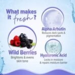 Aqualogica lluminate+ Dewy All Skin Type Sunscreen Spf 50+ Pa+ With Wild Berries&Alpha Arbutin - 80 G Protection Against Uva/B&Blue Light Protection Fragrance-Free For Luminous&Sun Protected Skin - Fast UK Delivery - Image 5