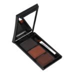 Fashion Colour Platinum Eyebrow Powder Makeup Box With 3 Colour Cakes, Application Brush & Mirror, 5g - Fast UK Delivery