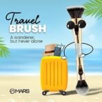 MARS 4 in 1 Travel Brush with Foundation Brush, Powder Brush, Eyeshadow Blending Brush & Flat Brush | Soft Bristles Makeup Brushes Set for Women - Fast UK Delivery - Image 6