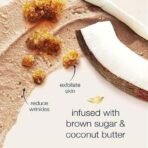Dove Exfoliating Body Polish Scrub Dry Skin Brown Sugar & Coconut Butter,Gently Exfoliates & Moisturizes Instant Soft & Smooth Skin,Naturally Derived Ingredients,Sulfate-Free,Coconut Scent,298G - Fast UK Delivery - Image 5