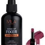 MILA Beaute Pro Matte Lipstick | Creamy Matte Lipstick | Shade - Queen, 4.2g Makeup Fixer | Natural Finish |Hydrating Makeup Setting Spray |75ml - Fast UK Delivery
