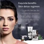 Ayouthveda Skin Detox Combo for Eliminate Dirt & Impurities, Oil Control Charcoal Face Wash 100ml | Hand Made Charcoal Detox Castile Soap 110g | Charocal and Coffee Face Serum Sheet Mask 20g for Men and Women Combo - Fast UK Delivery - Image 7