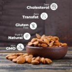 Happilo 100% Natural Premium California Almonds 1kg Value Pack Pouch | Premium Badam Giri | High in Fiber & Boost Immunity | Real Nuts | Whole Natural Badam - Fast UK Delivery - Image 5
