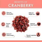 Organo Nutri Superlife Dried Sliced Cranberry(1Kg) - Fast UK Delivery - Image 5