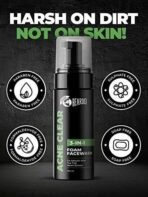 Beardo Acne Clear Foam Face Wash, 100ml | 3-in-1 Face Wash for Acne and Pimples | Anti Acne Face Wash for Men | 2% Salicylic Acid for Acne Prone Skin - Fast UK Delivery - Image 5