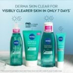 NIVEA Derma Skin Clear Toner (200ml), Cleansing and Hydrating Toner, Salicylic Acid Toner Enriched with Niacinamide to Rebalance the Skin and Remove Impurities, For Blemish-Prone Skin - Fast UK Delivery - Image 6