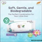 Himalaya gentle Baby Wipes (72 Wipes, Pack of 2) - Fast UK Delivery - Image 3