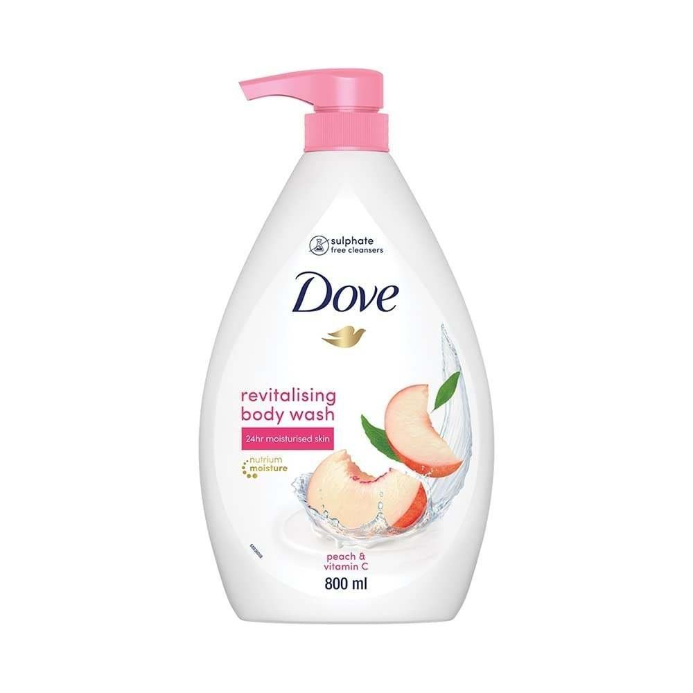 uk51BWSunikL-1.jpg Dove Revitalizing Bodywash scented with peach and infused with Vtamin C to hydrate your skin, 100% gentle cleansers, paraben free/sulphate free cleansers, 100% plant- based moisturisers, 800ml - Fast UK Delivery - Image 1