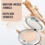 Hilary Rhoda Slay All Day Compact | 2 in 1 Compact | Matte & Shimmer Finish | Moisture-Infused Compact With Sponge | 20g (Natural - Shade 02) - Fast UK Delivery - Image 5