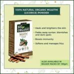 INDUS VALLEY Antibacterial Face Pack (Neem & Mulethi Powder,Orange Powder,Sandalwood) - 30g*4=120g - Fast UK Delivery - Image 4