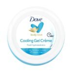Dove Cooling Gel Cr?me (Cream), 48 Hrs Long Lasting Hydration, Lightweight, Oil Free Moisturizer For Smooth Skin, Paraben Free, 245 g - Fast UK Delivery