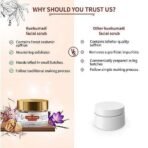 Ayouthveda Kunkumadi Face Scrub | Revitalize & Refine Skin Texture | With Walnut, Finest Kashmiri Saffron & Sunflower Extract | Cleanse Impurities & Promote New Cell Growth (Pack Of 1-50g) - Fast UK Delivery - Image 7