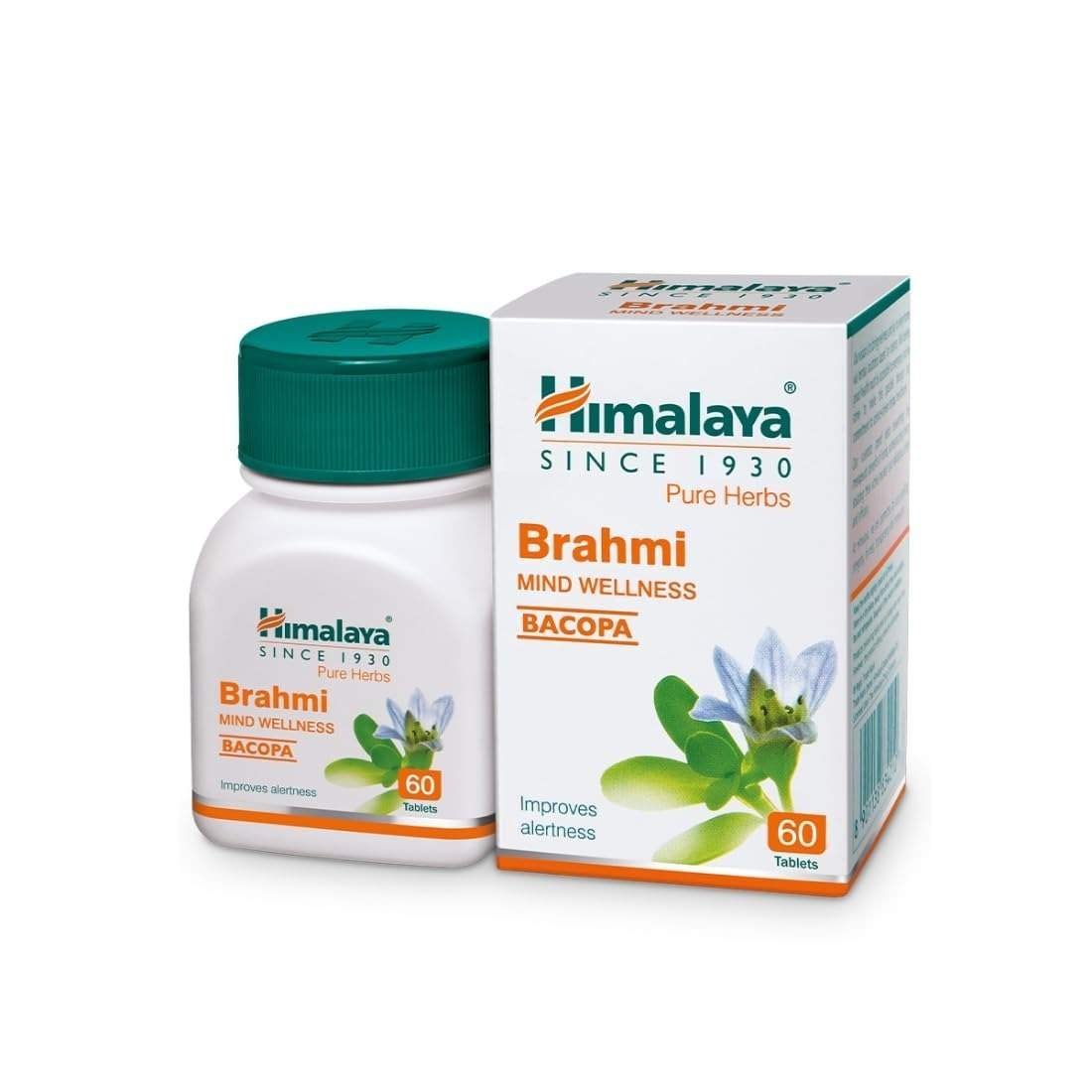 uk51C0wVHRFL-1.jpg Himalaya Wellness Pure Herbs Brahmi Mind Wellness |Improves Alertness | Pack Of 60 Tablet - Image 1
