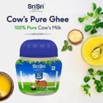 Sri Sri Tattva Cow Ghee - 200ml (Pack of 2) - Pure Cow Ghee for Better Digestion and Immunity - Fast UK Delivery - Image 4