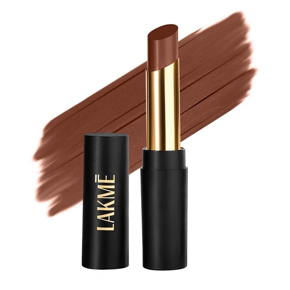 uk51CYQbpm9IL-1-1.jpg LAKME Absolute Beyond Matte Lipstick, Velvety matte finish, blurs lip lines, lightweight & longlasting, lipstick, Brown Beauty - Fast UK Delivery - Image 1