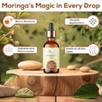 Grenera Moringa Oil 100 ml Cold Pressed Extra Virgin for Hair Growth, Skin Care and Anti-Ageing - Image 4