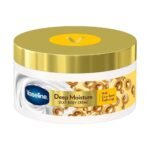 Vaseline Deep Moisture Silky Body Creme, 180 g. With Cera-Boost Technology for Silky Smooth Skin - Fast UK Delivery