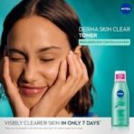 NIVEA Derma Skin Clear Toner (200ml), Cleansing and Hydrating Toner, Salicylic Acid Toner Enriched with Niacinamide to Rebalance the Skin and Remove Impurities, For Blemish-Prone Skin - Fast UK Delivery - Image 3