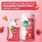 Dettol Foaming Handwash Refill - Strawberry, 700ml (Pack of 2)| Rich Foam | Moisturizing Hand Wash | Soft on Hands - Fast UK Delivery - Image 3