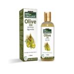 Indus Valley Bio Organic Pure Extra Virgin Olive 100% Organic and Cold-press, Massage Oil for Skin & Hair Care - (200ml) - Fast UK Delivery