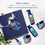 Blue Nectar Bestsellers Gift Set for Women & Men | Kumkumadi Face Serum, Anti Aging Cream, Hair Oil, Face Wash & Scrub | Gift Box for Birthday, Anniversary & Special Occasions | For All Skin Types - Image 4