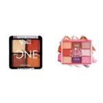Glam 21 Little One 4-in-1 Eyeshadow Palette Ultra pigmented, |Pool Party-02 Floral Hues 9 In 1 Eyeshadow Palette Highly Pigmented Smudge-Proof (7.5 gm) 04- Lotus - Fast UK Delivery