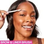 wet n wild Essential Makeup Brush| Brow & Liner Brush| Flat Angled Liner Brush| Ultra-Thin Precision| Soft Fibers - Fast UK Delivery - Image 4