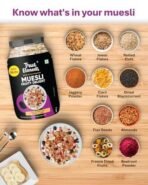 True Elements Fruity Nutty Delight Muesli 700g - 100% Wholegrain | Made with 17% Millets | Rich in Fibre & Protein | Breakfast Cereal | Diet Food - Fast UK Delivery - Image 5