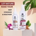 Ayouthveda Anti-hairfall Shampoo 200ml & Protein Hair Oil 100ml Combo Pack for Healthy Hair Growth & Deep Nourishment | Fights Dandruff Control Hair Breakage & Hair Fall | Blend of Essential Oil & Herbal Extracts - Fast UK Delivery - Image 3