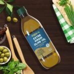 Abbie's Extra Virgin Olive Oil, Packed in Italy | Good for Salad Dressing & Flavoring | Zero Cholesterol and Trans Fat | Pet Bottle Rich In Taste | Premium & Light | Healthy Oil Choice (1Ltr, Pack of 2) - Fast UK Delivery - Image 5