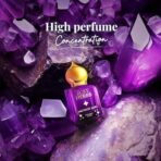 Just Herbs Amethyst Aura Attar Roll On Perfume | Premium Ittar Gifts | 18+ Hour Long Lasting Fragrance with Floral Moss, Musk Sandalwood for Men and Women 10ml - Fast UK Delivery - Image 3