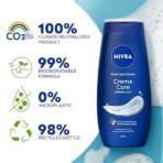 NIVEA Creme Care 250ml Body Wash| Shower Gel For Soft Skin| Elements and unique scent of Nivea Creme|Clean, Healthy & Moisturized Skin - Fast UK Delivery - Image 6