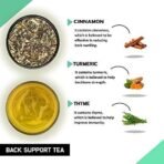 TEACURRY Back Pain Tea (30 Tea Bags, 1 Month) - Helps with Back Pain, Sciatica, Herniated Disc-Tea For Bones - Fast UK Delivery - Image 5