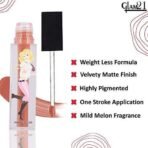 Glam 21 3D Matte Liquid Lipstick|Highly Pigmented & Water-Proof| Longlasting & Weightless|Matte Finish|Nude Beauty-5gm - Fast UK Delivery - Image 4