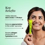 FoxTale Brightening Under Eye Cream|Vitamin C, Caffeine, And Hyaluronic Acid|Reduces Dark Circles And Puffy Eyes|Brightens Undereye With A Ceramic Tip|For All Skin Types|For Men And Women|20Ml - Fast UK Delivery - Image 3