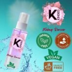 KINDED Makeup Remover Oil Based Dual Phase Cleanser Micellar Water Liquid for Face Eyes Kajal Lipstick Waterproof Makeup with Aloe Vera Jojoba Oil for Dry Oily Normal Skin Women - Lilac Purple, 60 ml - Fast UK Delivery - Image 6