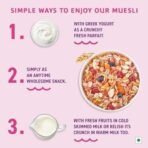 Bagrry's Crunchy Muesli With 30% Fruit & Nut Cranberries 375gm Pouch |34% Fibre Rich Oats|No Sugar infused Fruits|Real Fruits|Breakfast Cereal|Protein Rich|Cranberry Muesli - Fast UK Delivery - Image 5