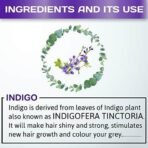 INDUS VALLEY 100% Organic Indigo Leaf Powder Jar with Henna Leaf Powder Jar - (400g+500g=900g) - Fast UK Delivery - Image 7