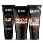 Beardo Detan Combo For Men (Set of 3) | Detan Face Wash & Detan Scrub & Peel Off Mask with Powerful Coffee Extract for Tan Removal | Hydrates & Exfoliates Men's Skin for Oil Control - Fast UK Delivery - Image 2