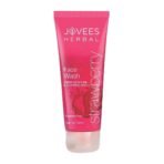 Jovees Herbal Strawberry Face Wash For Hydrating & Glowing Skin with Strawberry Ext. | Gentle Cleanser For Brightens Skin, Removes Pigmentation | For Normal to Dry Skin Types - 120ML - Fast UK Delivery