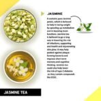 TEACURRY Jasmine Flower Tea - 30 Tea Bags | Jasmine Flower Tea Helps Weight loss, Protects Heart, Relieves Stress, Boosts immunity and Improves Skin Glow | Jasmine Tea Decaf - Fast UK Delivery - Image 3
