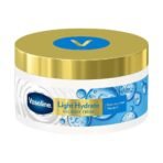 Vaseline Light Hydrate Gel Body Creme, 180 g. Hyaluronic Acid & Vitamin C for Hydrated, Radiant Skin - Fast UK Delivery