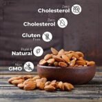 Happilo 100% Natural Premium California Dried Almonds 500g Pack Pouch & Happilo Premium Seedless Green Raisins 500g Value Pack | Kishmish | Nutritious| Rich in Iron & Vitamin B - Fast UK Delivery - Image 4