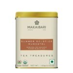 Makaibari Summer Solistics Mascatle | 100 gm Tin caddy | Second Flush Black Tea | Summer Tea | Strong Black Tea - Fast UK Delivery