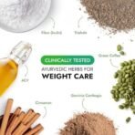 Kapiva Get Slim Mix | Blend of 10 Weight-Care Ingredients | Long-term Weight Care | No preservatives | 15 sachets, Pack of 2 - Fast UK Delivery - Image 6