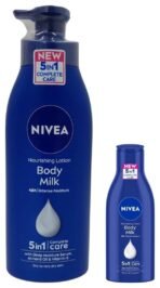 Nivea Body Nourish Body Lotion 400 ml & 120 ml (Pack of 2) - Fast UK Delivery