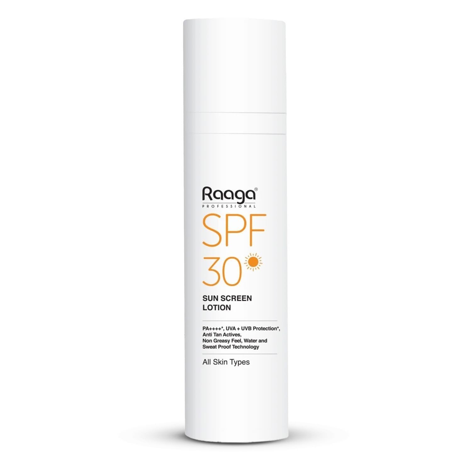 uk51EvbSzFn7L-1-1.jpg Raaga Professional SPF 30 Sunscreen Lotion | PA++++, UVA + UVB Protection, Anti Tan Activities, Non-Greasy Feel, Water and Sweat Proof Technology (55 ml) - Fast UK Delivery - Image 1